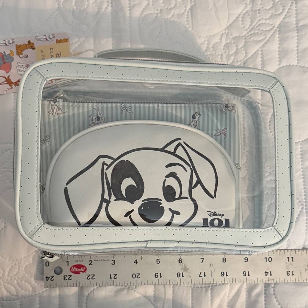 101 Dalmatians makeup bags set of 3